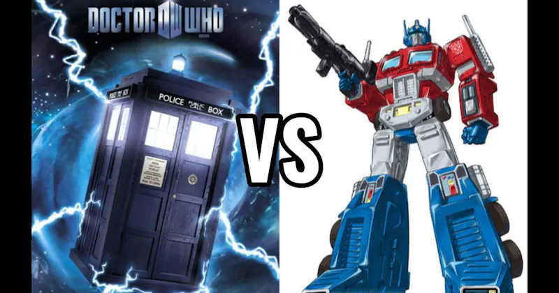 Optimus Prime Truck (Transformers) vs. TARDIS (Doctor Who)