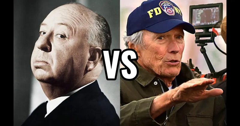 Alfred Hitchcock vs. Clint Eastwood