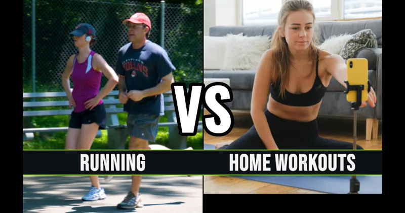 Home Workouts vs. Running