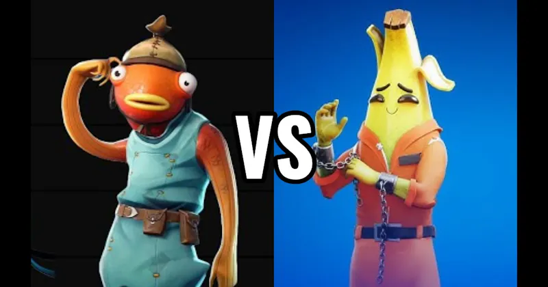 Fishstick vs. Peely