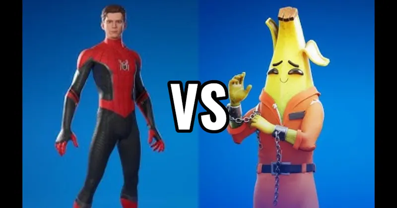 Peely vs. Spider-Man (No Way Home)