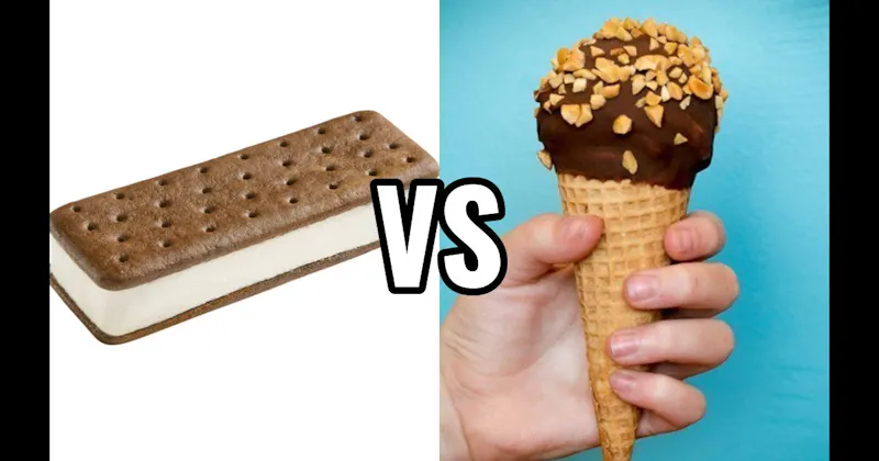 Drumstick vs. Ice Cream Sandwich