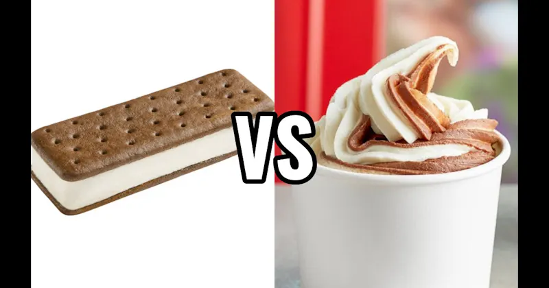 Frozen Yogurt vs. Ice Cream Sandwich