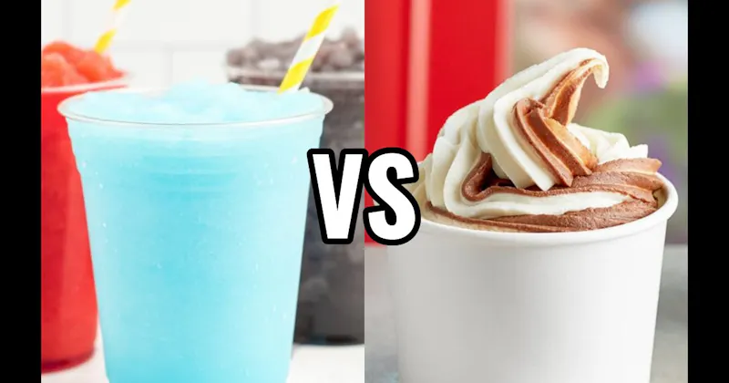 Frozen Yogurt vs. Slushies