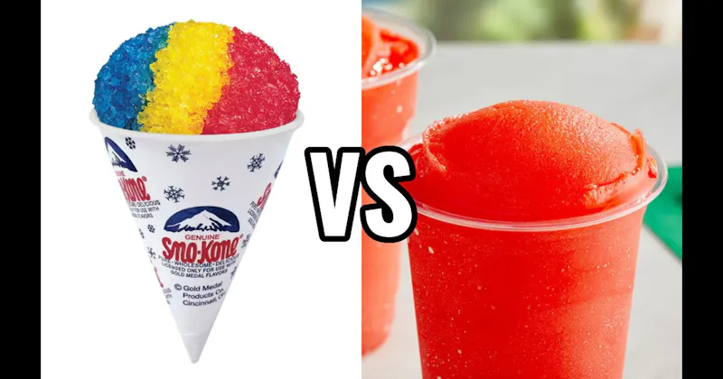 Italian Ice vs. Snow Cones