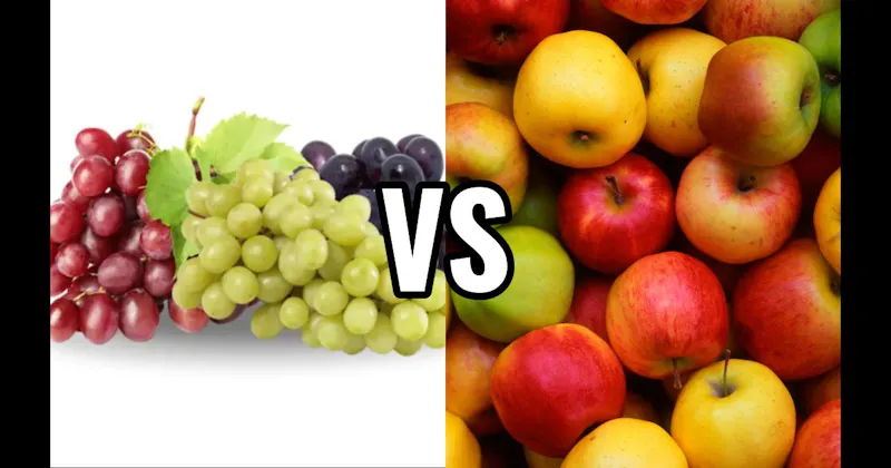 Apple (fruit) vs. Grapes