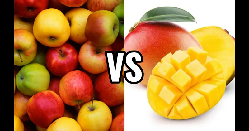 Apple (fruit) vs. Mango