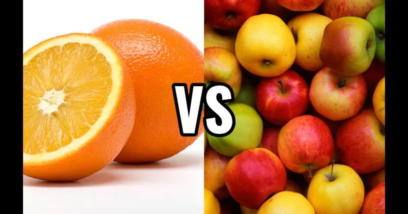 Apple (fruit) vs. Orange