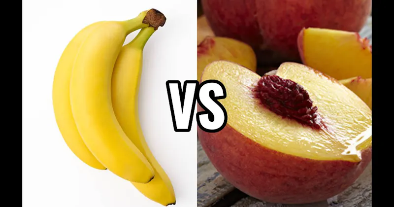 Banana vs. Peach