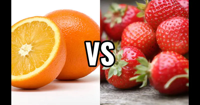 Orange vs. Strawberry