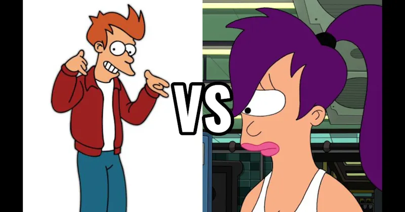 Fry vs. Leela