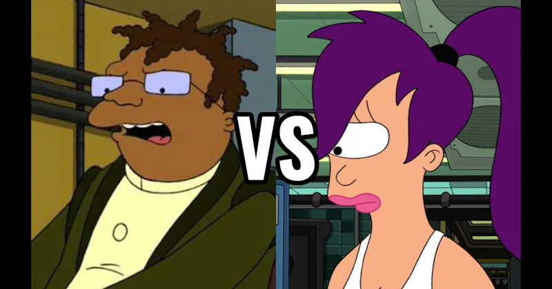 Hermes Conrad vs. Leela