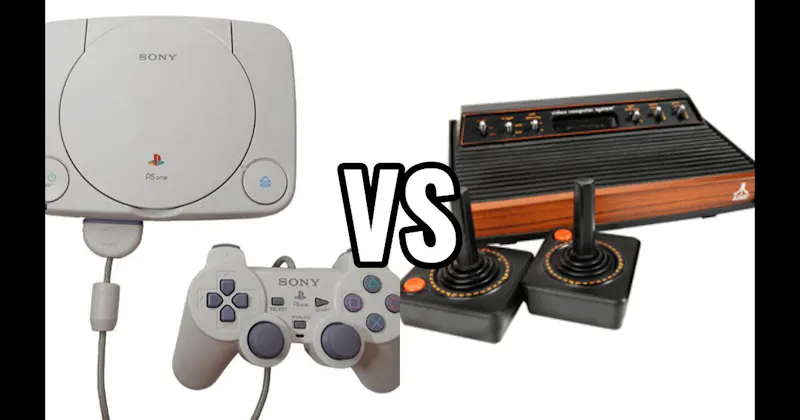Atari 2600 vs. PlayStation (PS1)