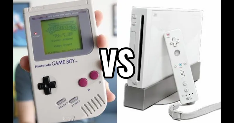 Game Boy vs. Nintendo Wii