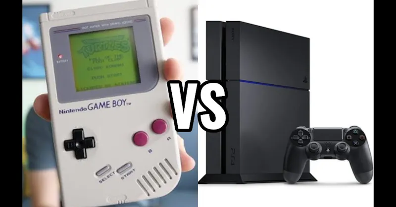 Game Boy vs. PlayStation 4 (PS4)