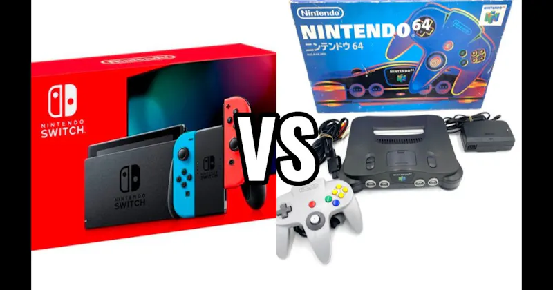 Nintendo 64 (N64) vs. Nintendo Switch