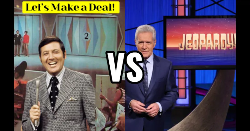 Alex Trebek vs. Monty Hall