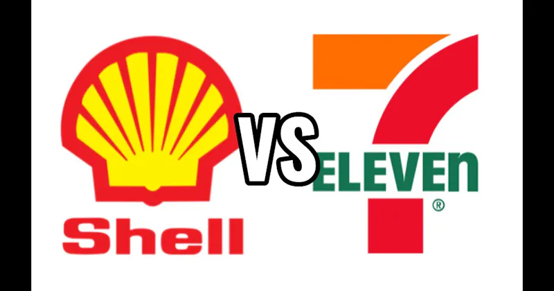 7-Eleven vs Shell: 7-Eleven Leads