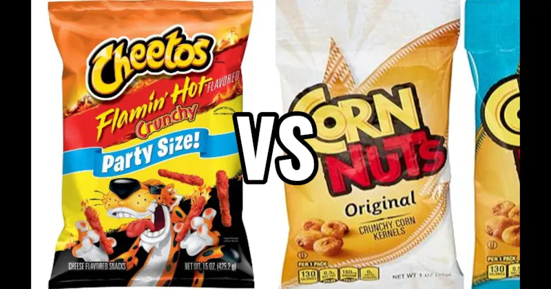 Corn Nuts vs. Flamin’ Hot Cheetos