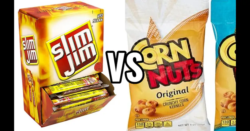 Corn Nuts vs. Slim Jim