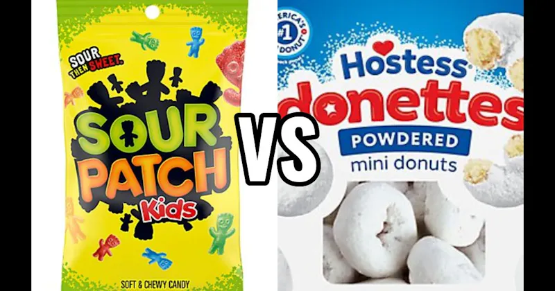 Donettes (Hostess) vs. Sour Patch Kids