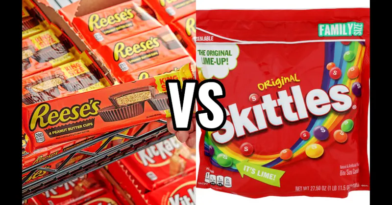 Reese’s Peanut Butter Cups vs. Skittles