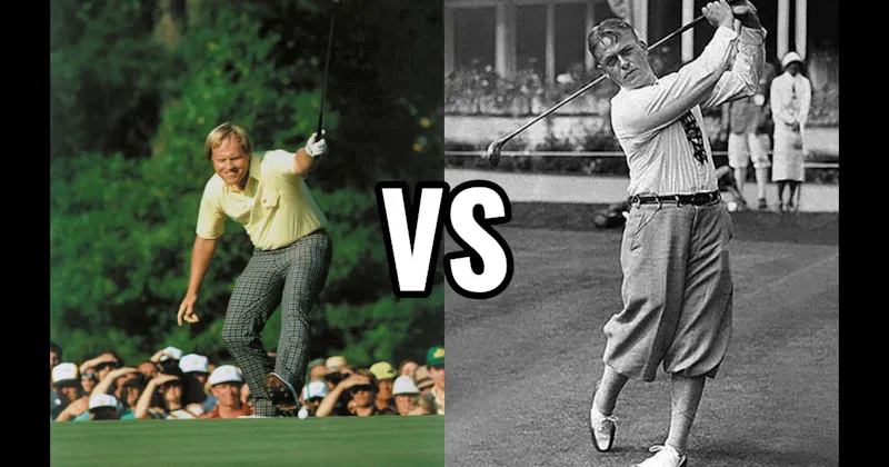 Bobby Jones vs. Jack Nicklaus