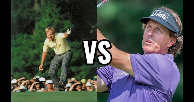Jack Nicklaus vs. Phil Mickelson