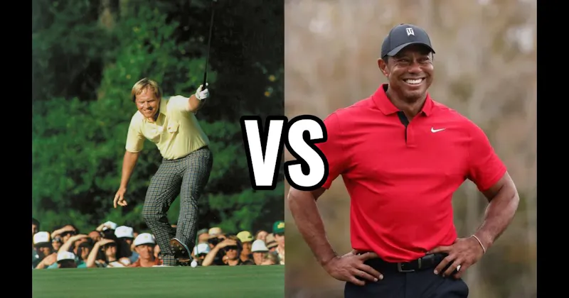 Jack Nicklaus vs. Tiger Woods