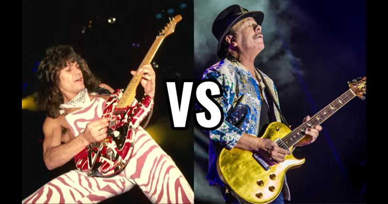 Carlos Santana vs. Eddie Van Halen