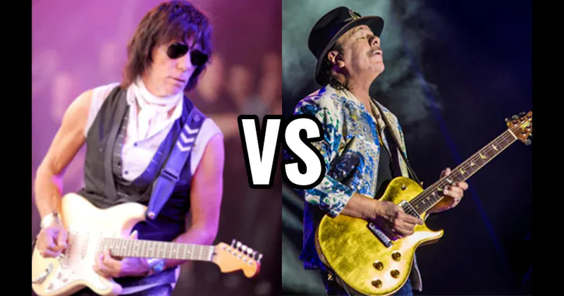 Carlos Santana vs. Jeff Beck