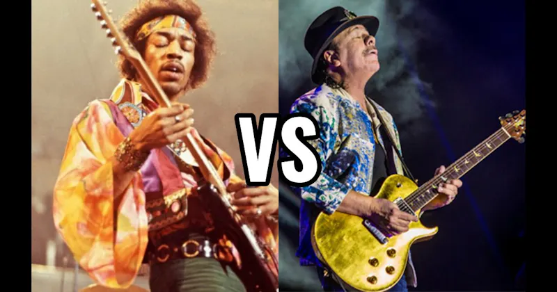 Carlos Santana vs. Jimi Hendrix
