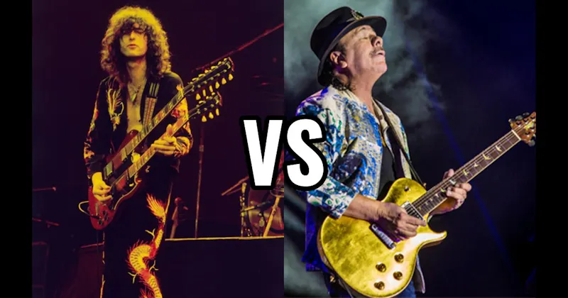 Carlos Santana vs. Jimmy Page