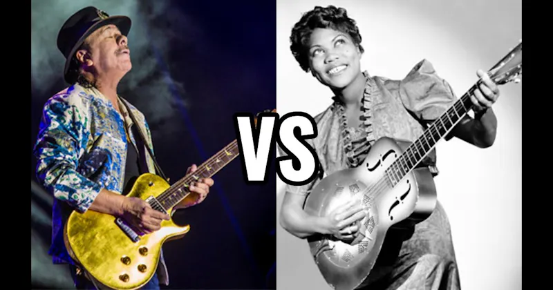 Carlos Santana vs. Sister Rosetta Tharpe