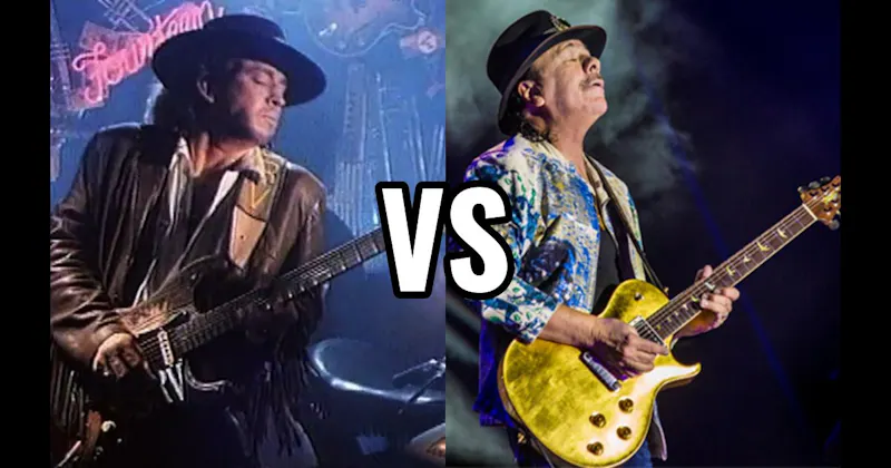 Carlos Santana vs. Stevie Ray Vaughan