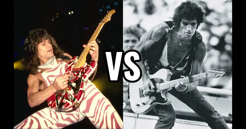 Eddie Van Halen vs. Keith Richards