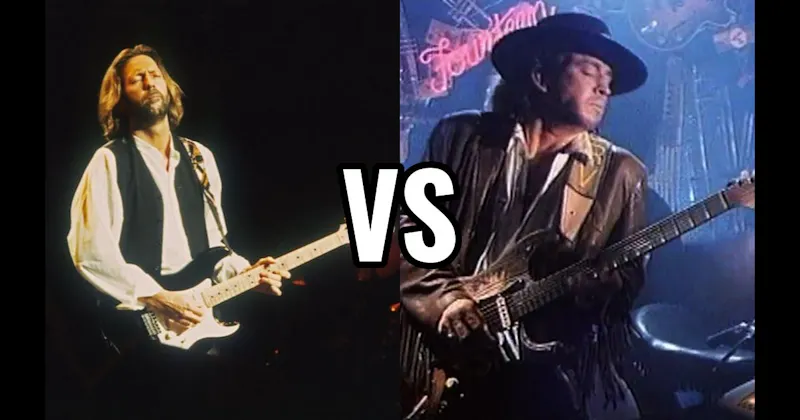 Eric Clapton vs. Stevie Ray Vaughan