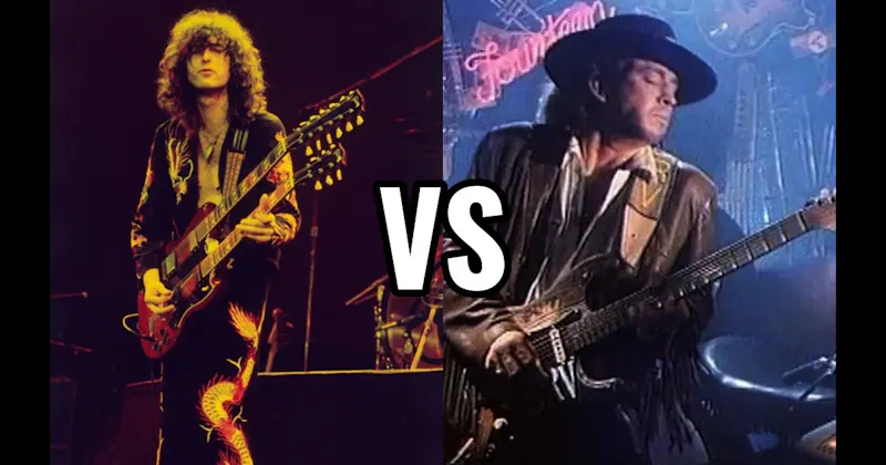 Jimmy Page vs. Stevie Ray Vaughan