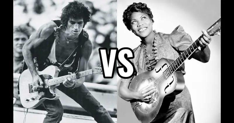 Keith Richards vs. Sister Rosetta Tharpe