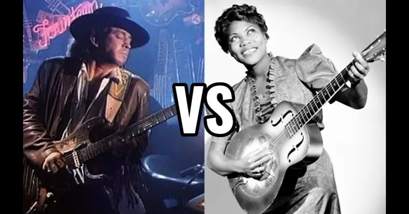 Sister Rosetta Tharpe vs. Stevie Ray Vaughan