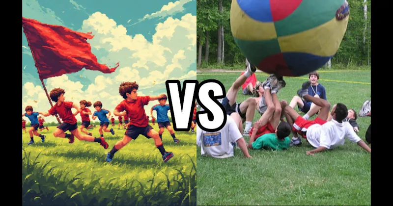 Capture the Flag vs. Crab Soccer