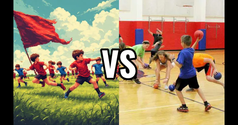 Capture the Flag vs. Dodgeball