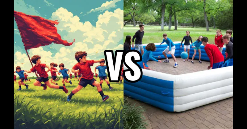 Capture the Flag vs. Gaga Ball