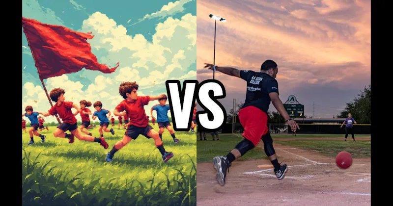 Capture the Flag vs. Kickball