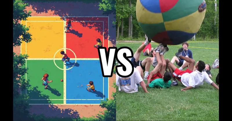 Crab Soccer vs. Four Square