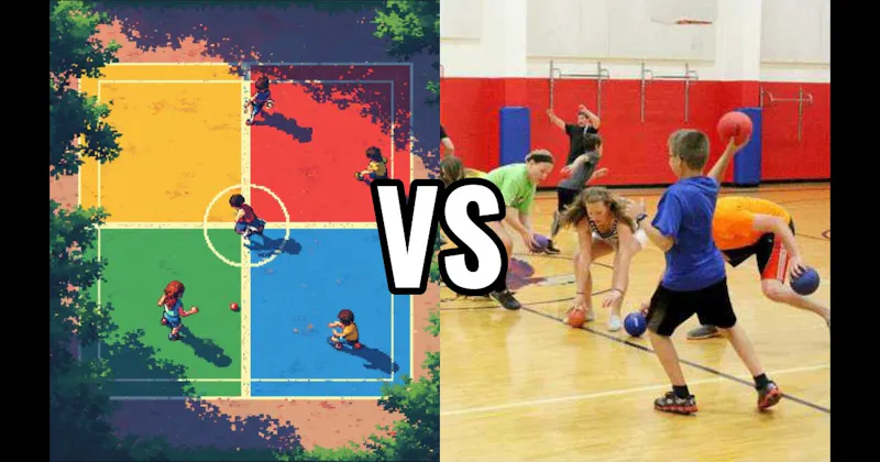 Dodgeball vs. Four Square