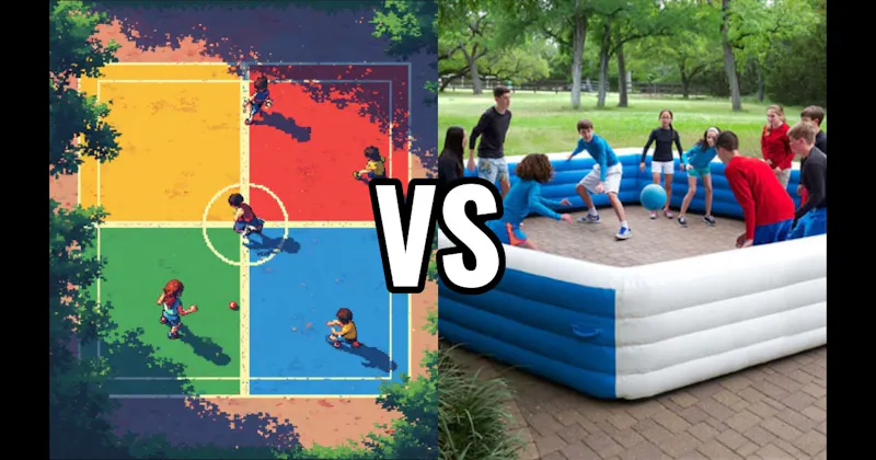 Four Square vs. Gaga Ball