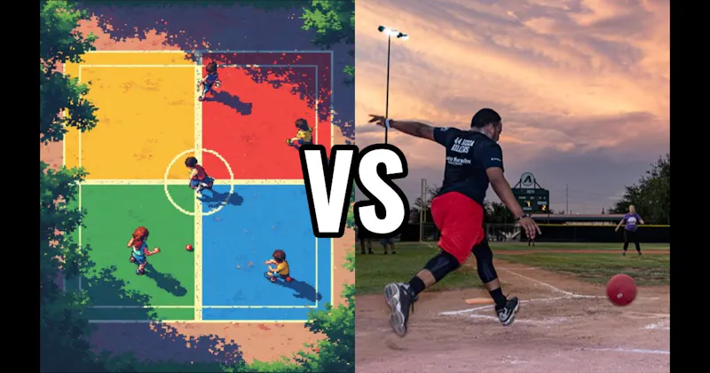 Four Square vs. Kickball