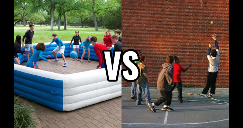 Gaga Ball vs. Wall Ball