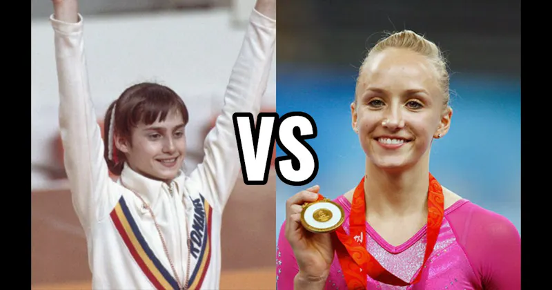 Nadia Comăneci vs. Nastia Liukin